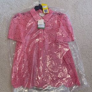 Kate Spade Bloom Flower Lace Top (NWT)